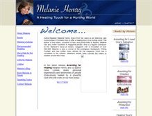 Tablet Screenshot of melaniehemry.com